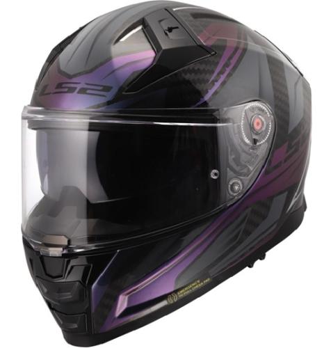 LS2 FF811 Vector II Hjälm Carbon Savage Kameleont