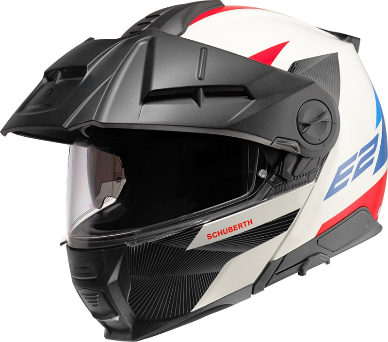 Schuberth E2 Defender Hjälm Vit/Blå
