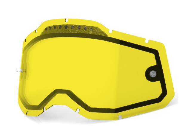 100% AC2 / RA2 / ST2 Ventilerad Dubbel Pane Siktskiva Gul