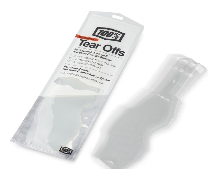 100% AC2 / RA2 / ST2 Standard 50 Pack Tear-Offs