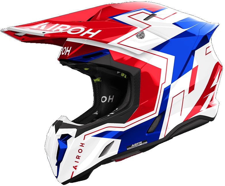 Airoh Twist 3 Dizzy Hjälm Blå/Röd/Vit
