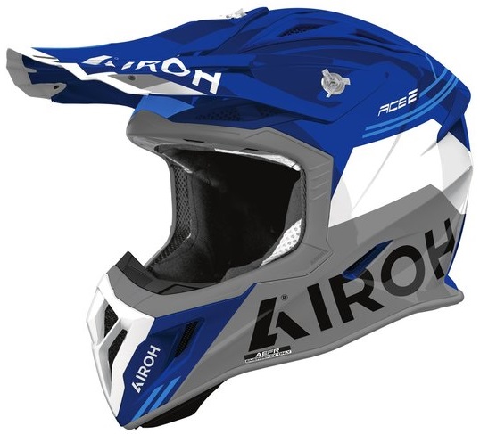 Airoh Aviator Ace 2 Fury Hjälm Blå/Grå