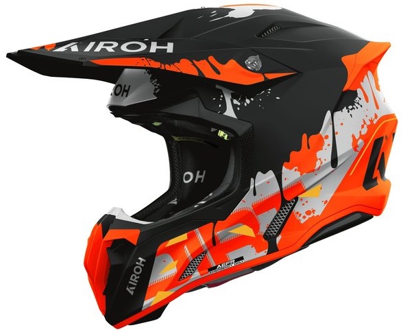 Airoh Twist 3 Dirt Hjälm Mattsvart/Orange