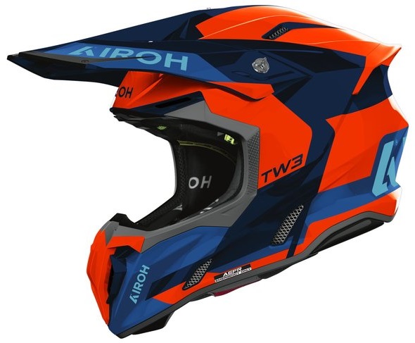 Airoh Twist 3 Fancy Hjälm Orange/Blå