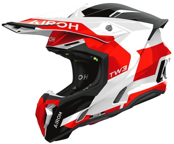 Airoh Twist 3 Fancy Hjälm Röd/Vit