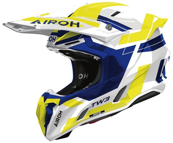 Airoh Twist 3 Dynasty Hjälm Blå/Gul