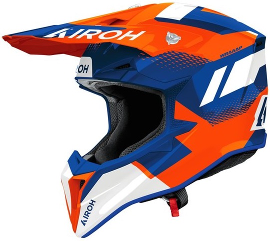 Airoh Wraaap Vision Hjälm Orange/Blå