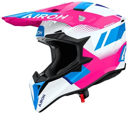 Airoh Wraaap Vision Hjälm Vit/Rosa