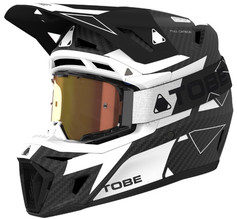 Tobe T9 Carbon Hjälm Kit Svart/Vit