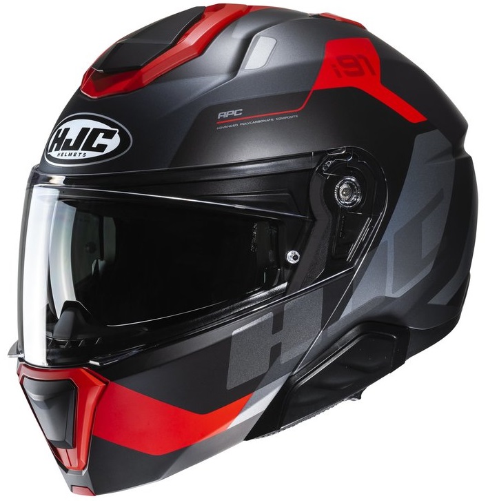 HJC i91 Carst MC1SF Hjälm Svart/Röd
