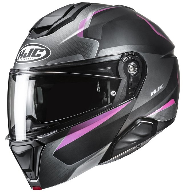 HJC i91 Felio MC8SF Hjälm Grå/Rosa