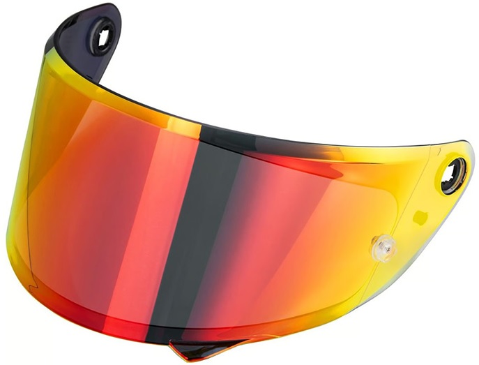 HJC HJ-42 Visir Fire Rödspegel