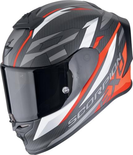 Scorpion EXO-R1 Evo Air Carbon Runner Hjälm Mattsvart/Röd