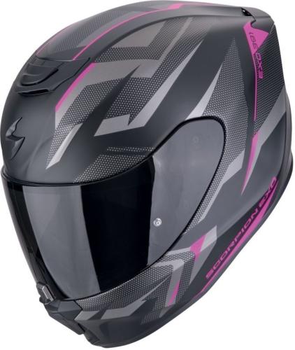 Scorpion EXO-391 Aaxo Hjälm Mattsvart/Rosa