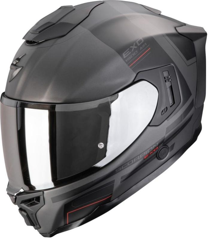Scorpion EXO-1500 AIR Dual Hjälm Mattgrå/Svart