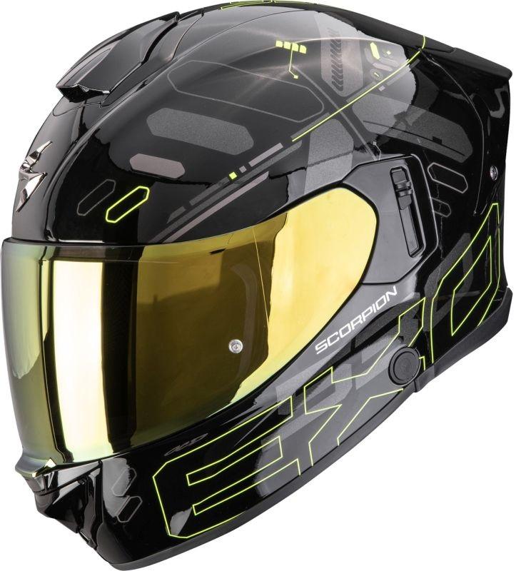 Scorpion EXO-530 Air Fond Hjälm Svart/Neon-Gul