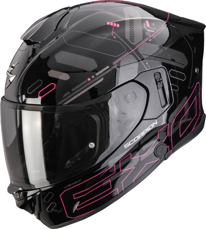 Scorpion EXO-530 Air Fond Hjälm Svart/Rosa
