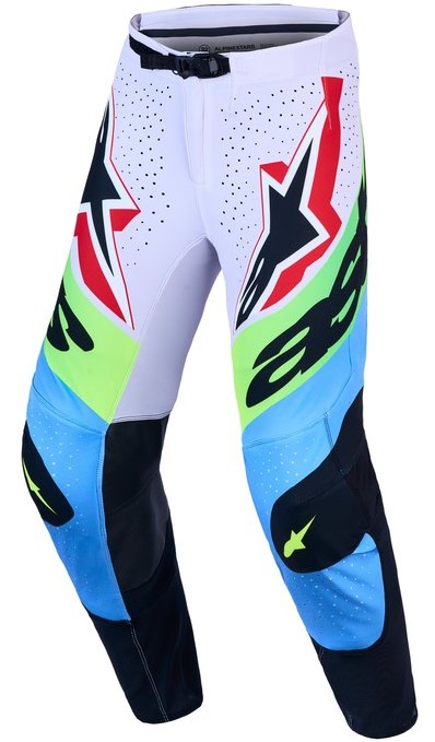 Alpinestars Supertech Dyna Crossbyxor Blå/Grön/Vit