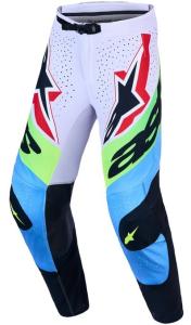 Alpinestars Supertech Dyna Crossbyxor Blå/Grön/Vit