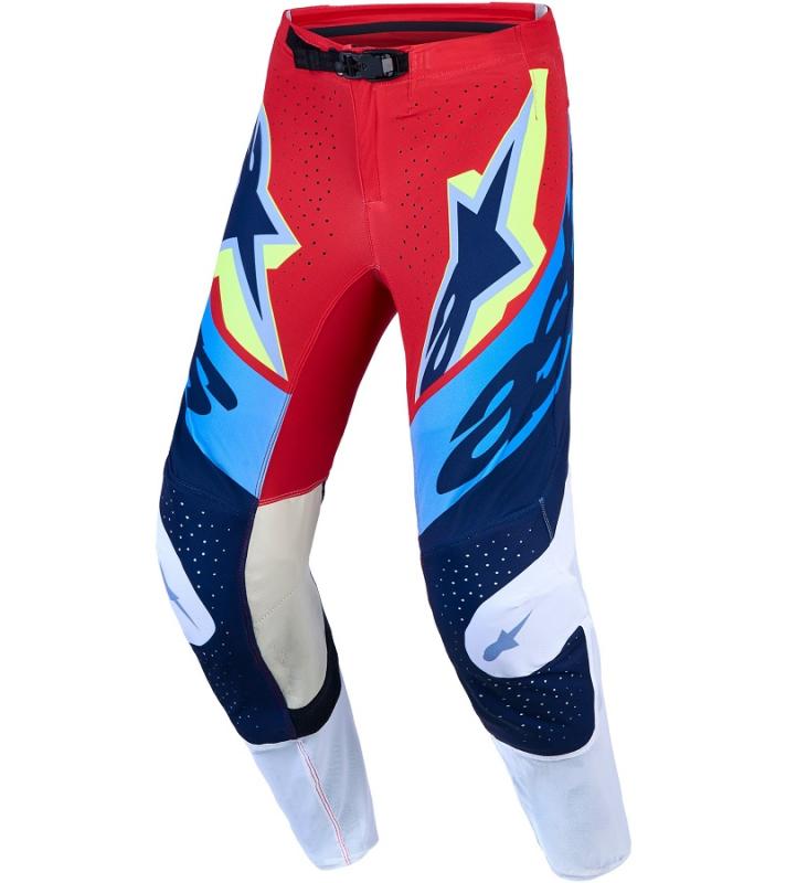 Alpinestars Supertech Dyna Crossbyxor Röd/Vit/Blå