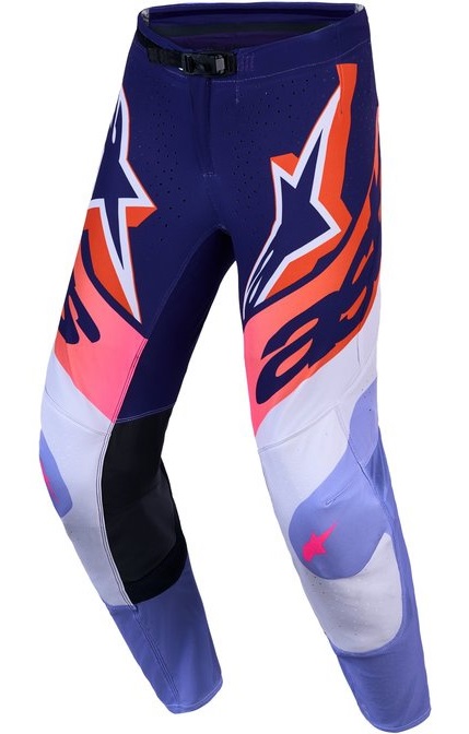 Alpinestars Supertech Dyna Barn Crossbyxor Ljuslila/Mörklila/Rosa Fluo