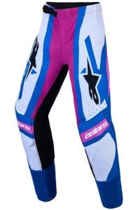Alpinestars Supertech Maven Barn Crossbyxor Vit/Koral/Blå
