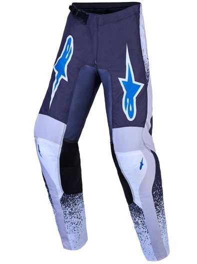 Alpinestars Fluid Drag Barn Crossbyxor Grå/Ljuslila/UCLA Blå