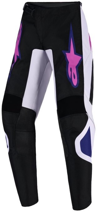 Alpinestars Fluid Grid Barn Crossbyxor Svart/Grå/Lila
