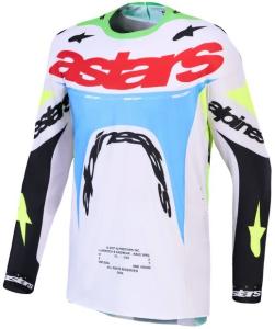 Alpinestars Supertech Dyna Crosströja Blå/Grön/Vit