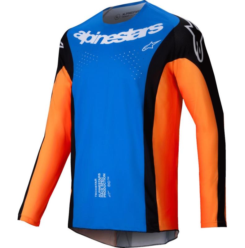 Alpinestars Techstar Melt Crosströja Blå/Svart/Orange