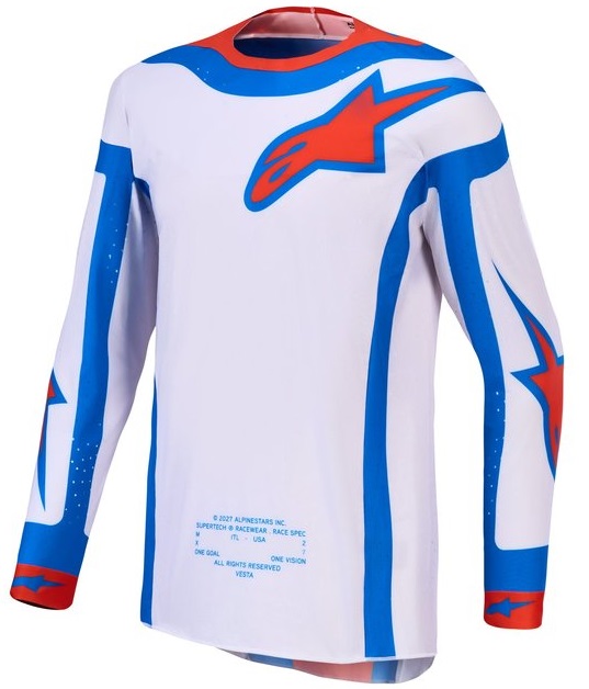 Alpinestars Supertech Vesta Crosströja Lilac/Röd