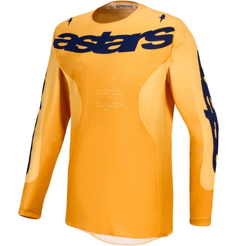 Alpinestars Racer Amber Crosströja Orange/Guld/Mörkblå