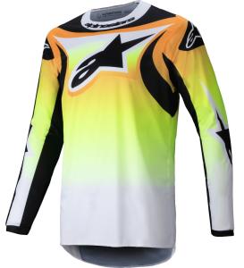 Alpinestars Fluid Wurx Crosströja Vit/Gul/Orange