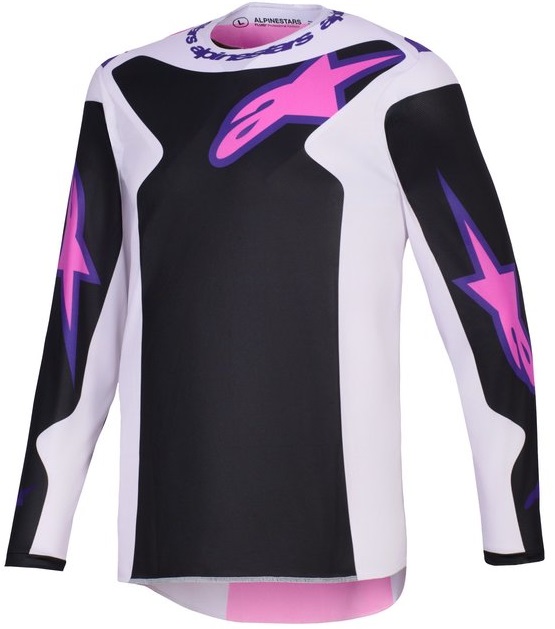 Alpinestars Fluid Grid Crosströja Svart/Grå/Lila