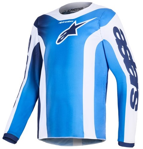 Alpinestars Fluid Portl Barn Crosströja Blå/Vit