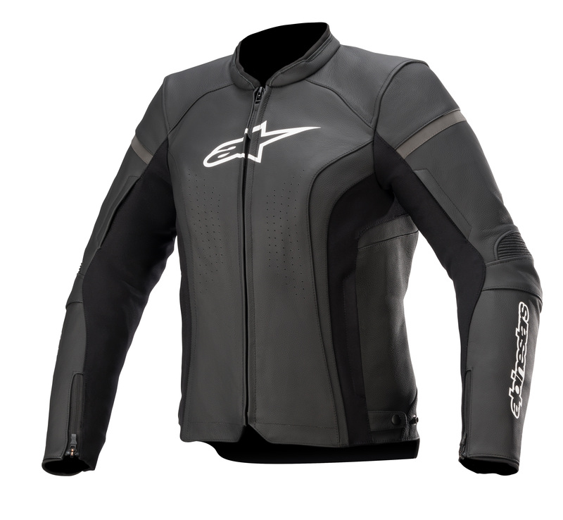 Alpinestars Kira V2 Dam Skinnjacka Svart/Svart