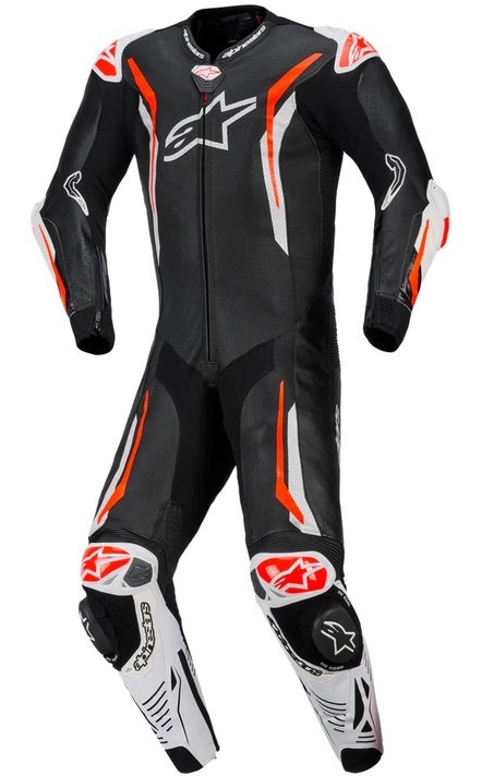 Alpinestars GP Tech V5 Helställ Svart/Vit/Fluo-Röd