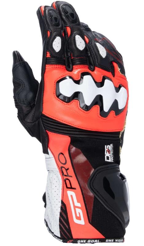 Alpinestars GP Pro V4 Handskar Svart/Fluo-Röd/Vit