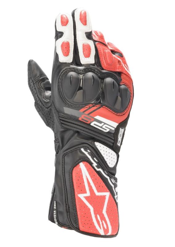 Alpinestars SP-8 v3 Handskar Svart/Vit/Röd