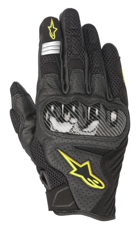 Alpinestars SMX-1 Air V2 Handskar Svart/Fluo Gul