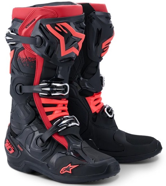 Alpinestars Tech 10 Crosstövlar Svart/Röd