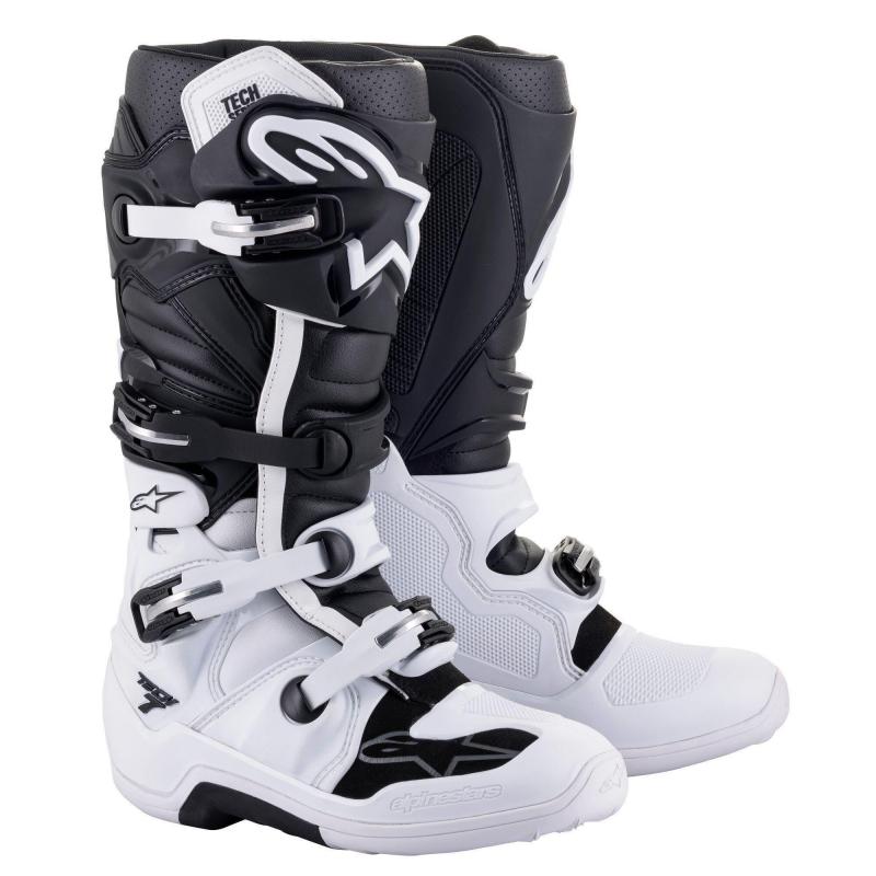 Alpinestars Tech 7 Crosstövlar Vit/Svart