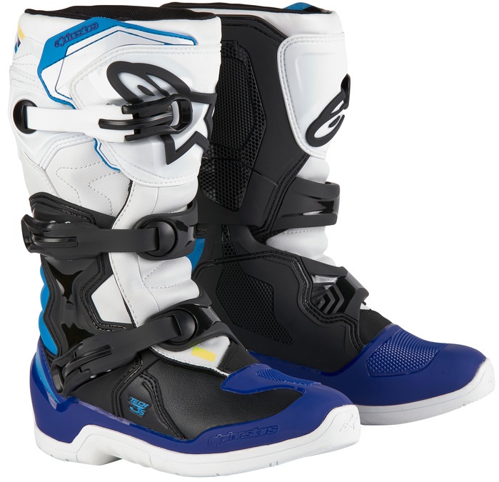 Alpinestars Tech 3s Barn Crosstövel Blå/Vit