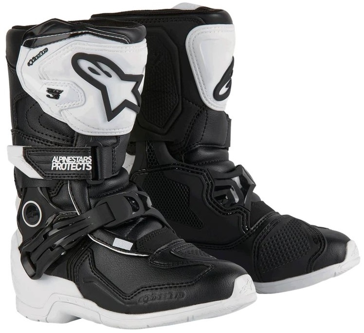 Alpinestars Tech 3s Kids Crosstövel Svart/Vit