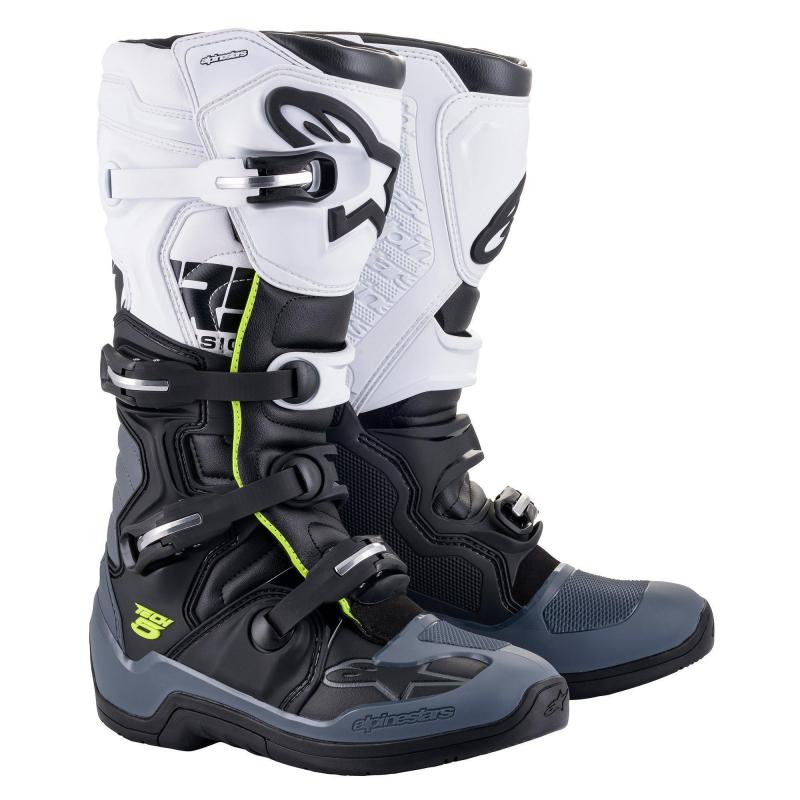 Alpinestars Tech 5 Crosstövlar Svart/Vit/Grå