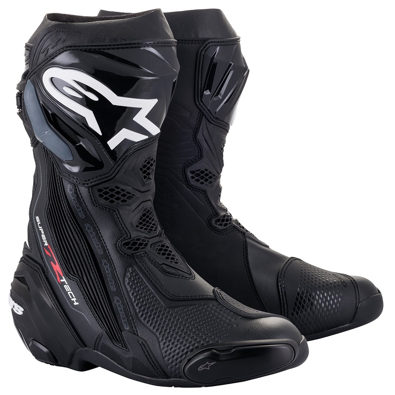 Alpinestars Supertech R Stövel Svart/Svart/Vit