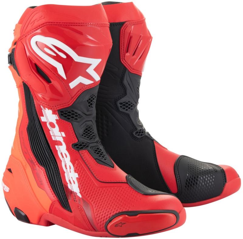 Alpinestars Supertech R Stövel Röd/Fluo-Röd