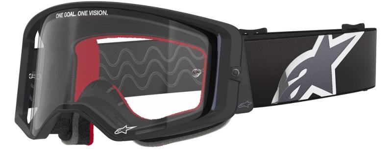 Alpinestars Supertech Corp Crossglasögon Svart/Grå - Klar Lins