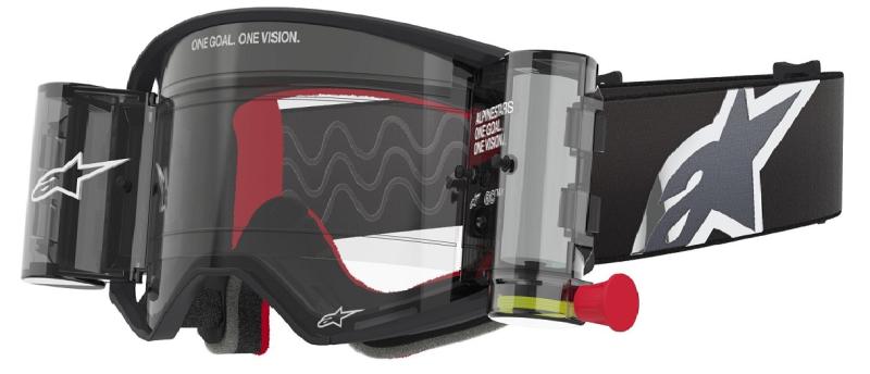 Alpinestars Supertech Corp Svart/Grå Roll-Off Crossglasögon