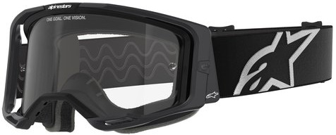 Alpinestars Vision 8 Corp Crossglasögon Svart/Klart